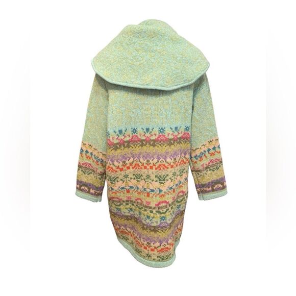 Sundance | Copenhagen Fair Isle Lambswool Sweater Cardigan - Picture 3 of 4